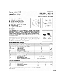 DataSheet IRLR3303 pdf